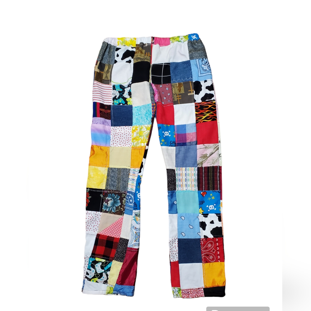Patchwork Multicolor Pants